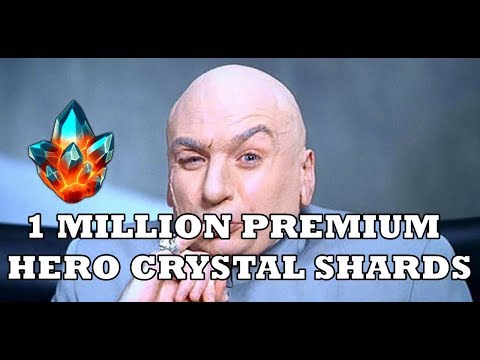 1 MILLION PREMIUM HERO CRYSTAL SHARDS OPENING - Marvel Contest of Champions