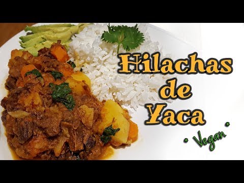 HILACHAS DE YACA (JACKFRUIT) - Vegan Recipe