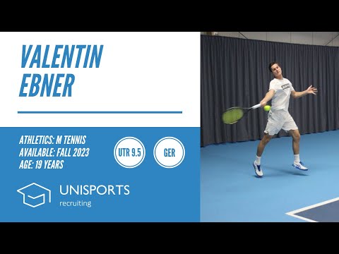 Valentin Ebner - College Tennis Recruiting Fall 2023