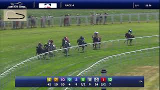 Tickin Time Blonde wins race four on August 31, 2025 at Kentucky Downs