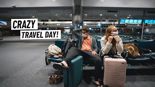 Over 24 Hours of Travel! 😳 Crazy Travel Day From Germany to USA - Back to the RV!