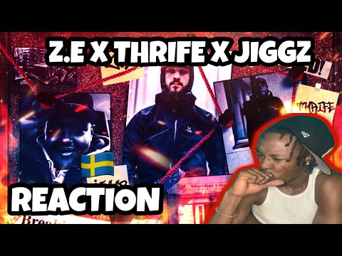 AMERICAN REACTS TO SWEDISH DRILL RAP! Z.E, Thrife, Jiggz - GÄLLER (ENGLISH SUBTITLES)