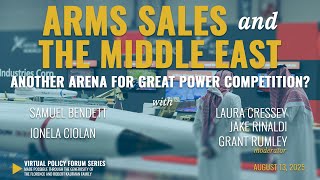 Arms Sales and the Middle East: Another Arena for Great Power Competition?