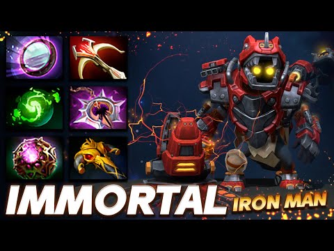 Clockwerk Immortal Machine - IRON MAN - Dota 2 Pro Gameplay [Watch & Learn]