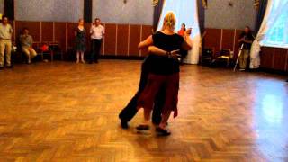 Elvira Malishevskaya y Sergei Beljankin. Lesson. Colgada.