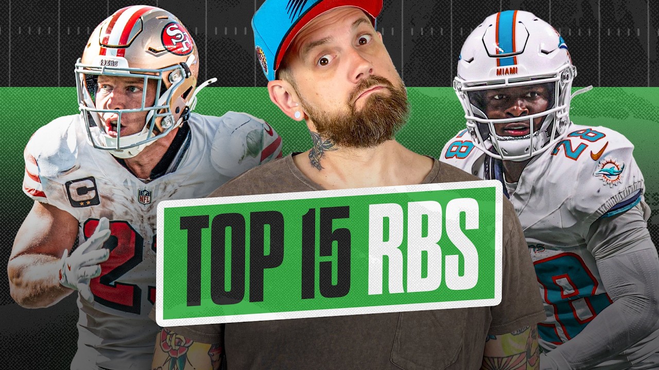 Early Top 15 RB Rankings + Pre-Draft Vibes