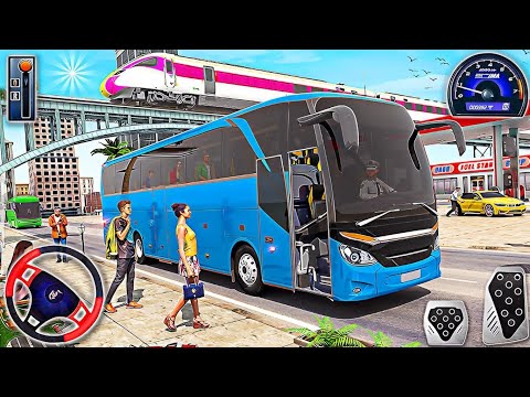 City Coach Bus Driving Simulator 3D - Real Bus Driver Simulator - Android Gameplay 