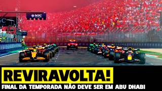 REVIRAVOLTA NO CALENDÁRIO: DECISÃO DA TEMPORADA DEVE SER NA ITÁLIA, NÃO EM ABU DHABI I FÓRMULA 1