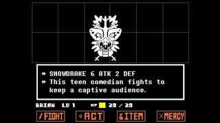 Undertale - Neutral/Pacifist Snowdrake