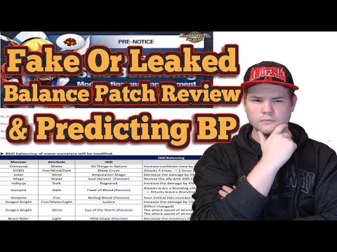 Fake Or Leaked Balance Patch Review & Predicting the Balance patch - Summoners War