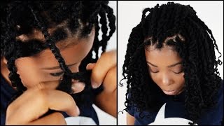 Marley Braids Hair Twists START TO FINISH In 5 Minutes!!!