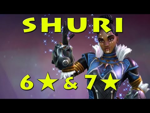 MARVEL Strike Force: Unlocking Shuri 6 & 7 Star