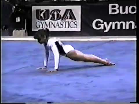 1995 USA vs UKR   Jamie Dantzscher USA FX 9 450