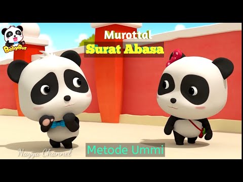 Murottal Metode Ummi Surat Abasa | Animasi Kartun Babybus