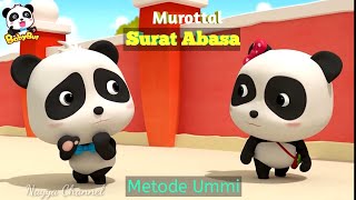 Download lagu Murottal Metode Ummi Surat Abasa | Animasi Kartun Babybus mp3