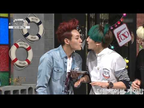 150906 JJCC - 더블제이씨 Round 2 Card Kissing Game