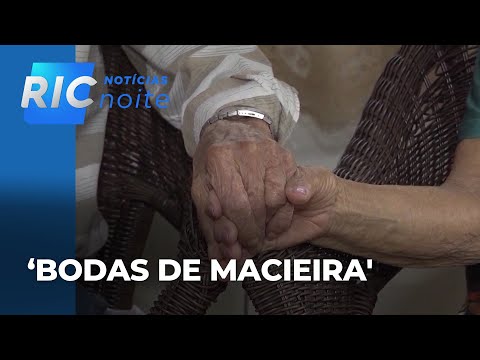 Casal de Vera Cruz do Oeste celebra 'Bodas de Macieira'; são 74 anos de casamento