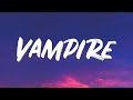Dominic Fike Vampire Lyrics