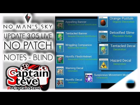 New Update Live 3.05 No Patch Notes No Man's Sky Captain Steve Origins Gameplay News What is New NMS