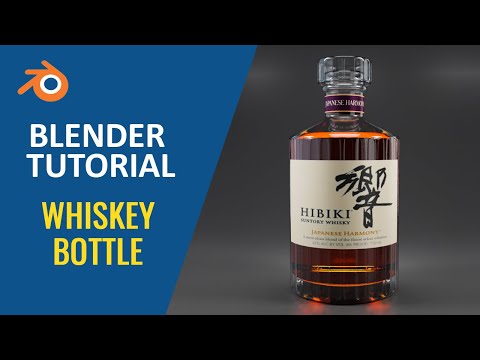Whiskey Bottle - Blender 3D Tutorial