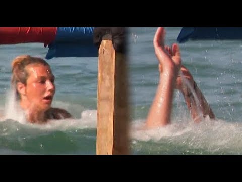 Survivor'da korku dolu anlar! Funda sudan çıkamadı Boğuldu! | SURVİVOR ALL STAR 2018