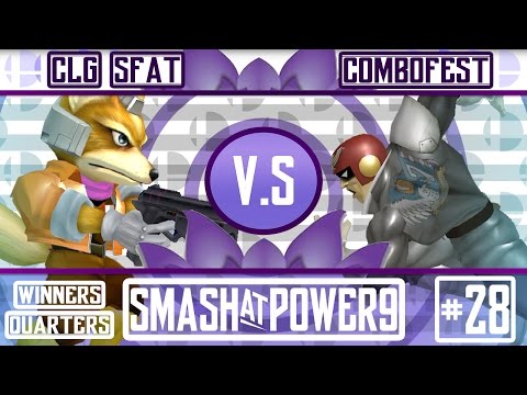 S@P9 #28 - CLG. SFAT (Fox) VS Combofest (Falcon) - SSBM Winners Quarters