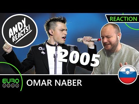 ANDY REACTS! Omar Naber - Stop (Slovenia 2005) EUROVISION REACTION!