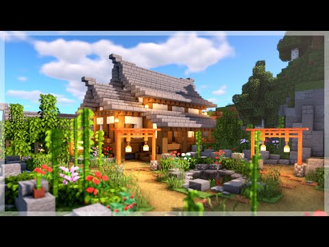 Minecraft: How to Build a Large Japanese House (Minecraft Build Tutorial)