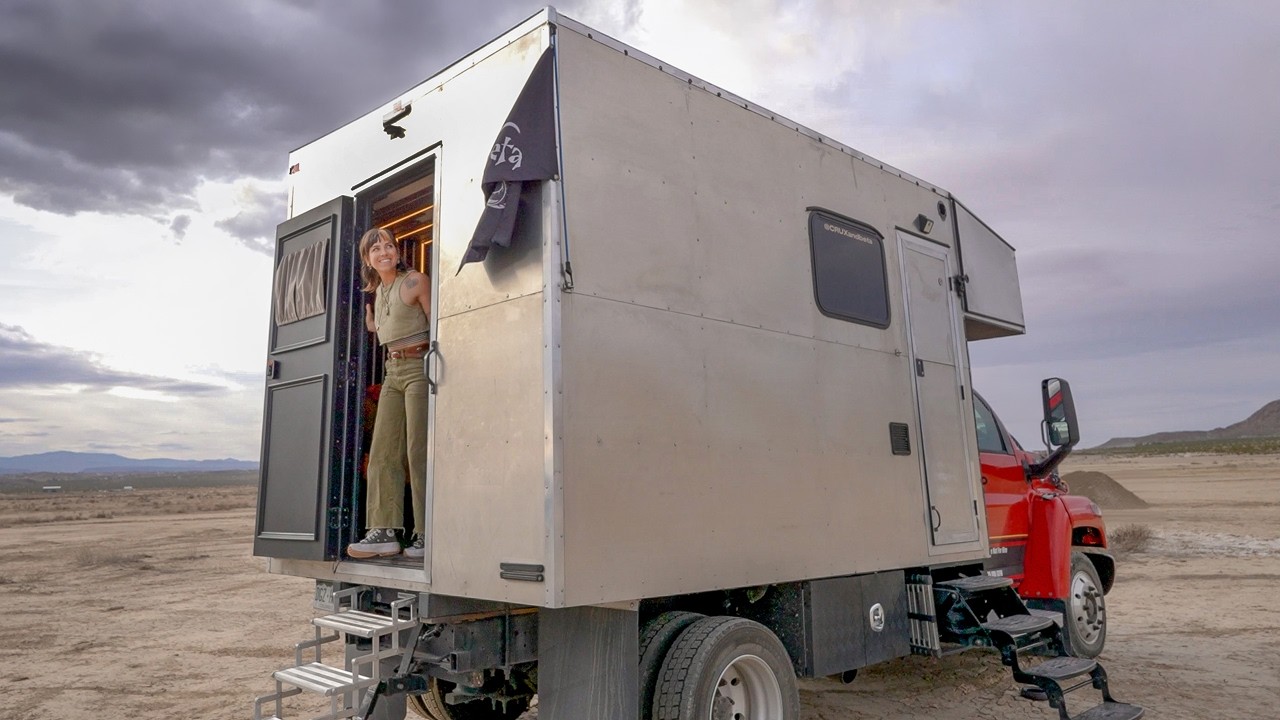 Their box truck tiny home Is nicer than most apartments...