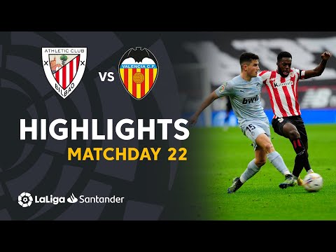 Highlights Athletic Club vs Valencia CF (1-1)