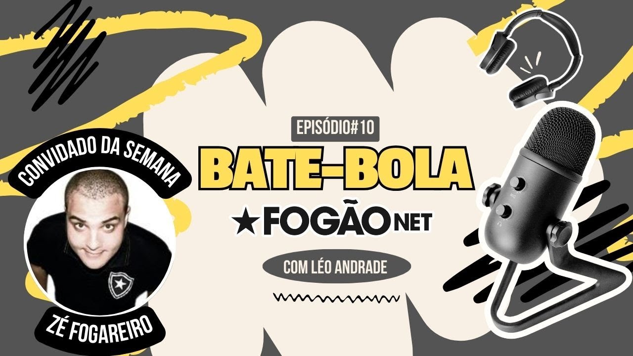 VÍDEO | Bate-Bola FogãoNET 10 recebe Zé Fogareiro; histórias, resenha e a paixão pelo Botafogo VÍDEO | Bate-Bola FogãoNET 10 recebe Zé Fogareiro; histórias, resenha e a paixão pelo Botafogo