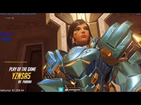 POTG! YZNSA INSANE PHARAH GAMEPLAY OVERWATCH SEASON 27 TOP 500