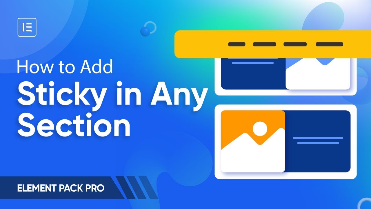 Section Sticky Video Thumbnail