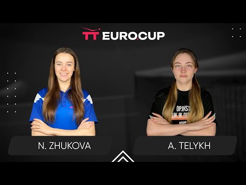 16:45 Nadiia Zhukova - Anastasiia Telykh 21.10.2025 TT Euro.Cup Women Ukraine Star. TABLE 4