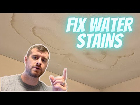 How to Fix Ceiling Water Stains, KILZ Stain blocker