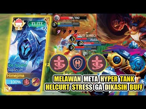 SUMPAH DIBIKIN STRESS KETEMU META BEGINI! HELCURT GW GA DI KASIH FARMING! | TOP GLOBAL HELCURT -MLBB
