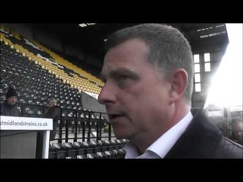 Mark Robins reacts to the 2-2 draw at Notts County