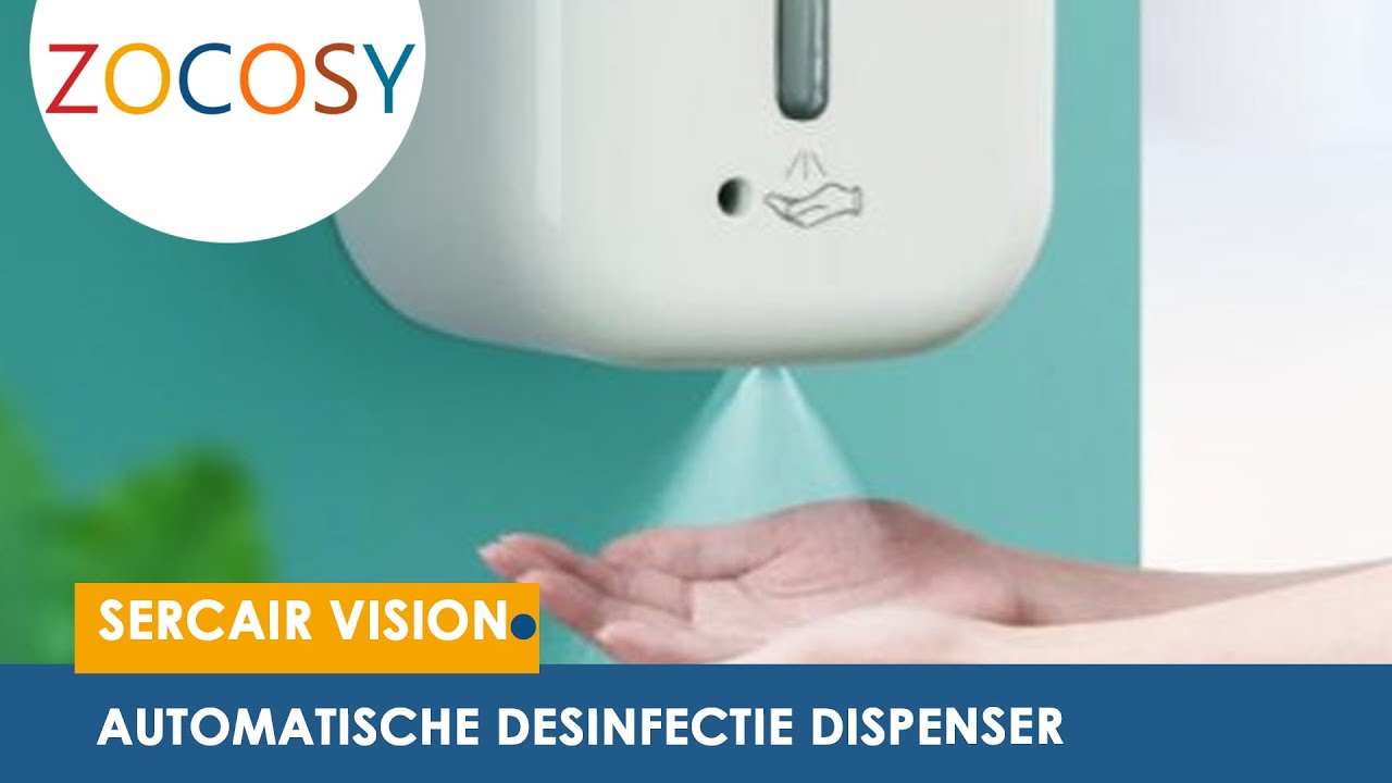 SERCAIR VISION AUTOMATISCHE DESINFECTIE DISPENSER