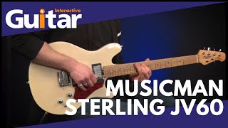 Video thumbnail for Musicman Sterling JV60 Guitar |  Review by Guitar Interactive Magazine