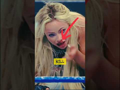IYO SKY KNEE BAY Style Attack on Liv Morgan #wwe #wweraw #saturdaymainevent #trending #shorts