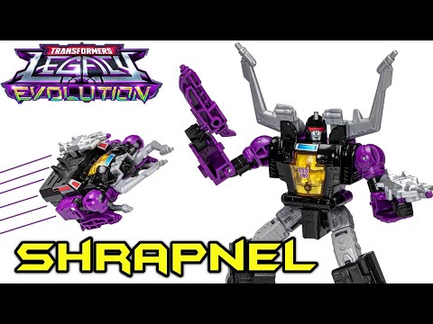 Transformers Legacy Evolution Shrapnel | Deluxe Class | Video Review