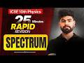 Spectrum Full Chapter In 25 Minutes Numericals Concepts ICSE Physics ICSE 10th ICSE 2026