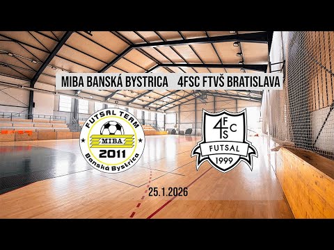 MIBA Futsal Banská Bystrica - 4FSC FTVŠ UK Prírodovedec Bratislava (4:0)