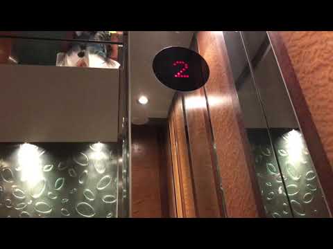 2003 Talking Schindler D-series traction parking elevator @ Highcliff in Wan Chai, Hong Kong