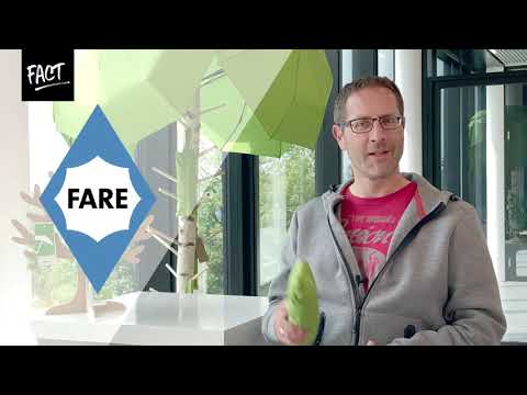FARE Mini-Taschenschirm ÖkoBrella Shopping 9159 – Der nachhaltige Performance-Künstler
