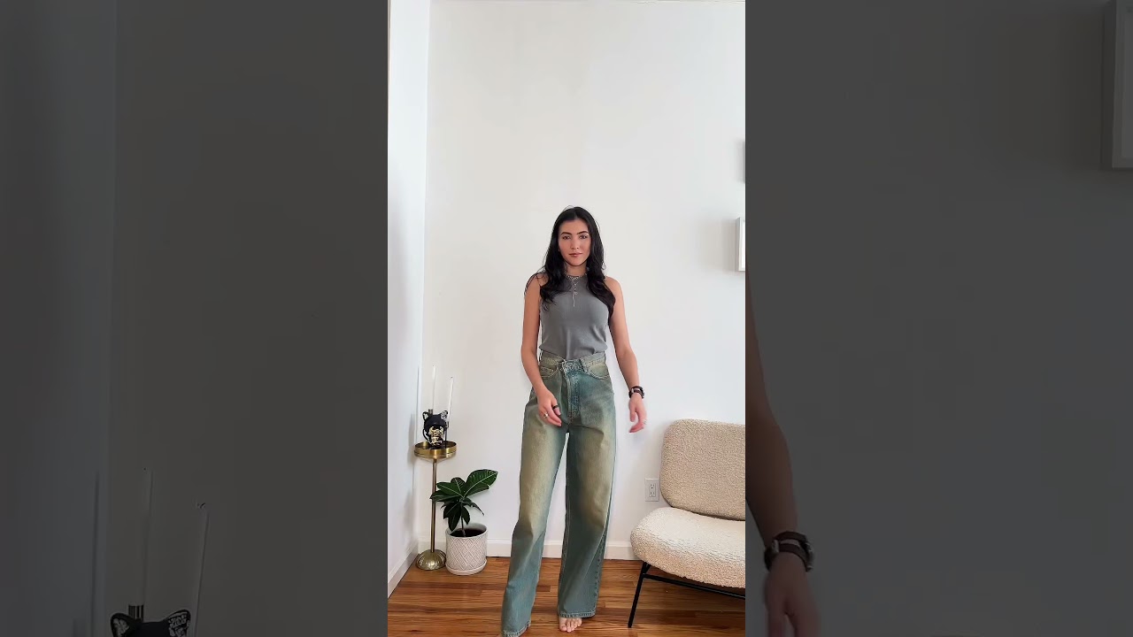 Just loop the button through the belt loop, fasten and snugger fit is ready! #stylehack #fashiontips