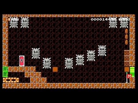 Super Luigi Bros remix (6-1&6-4) by Nasetto BG - SUPER MARIO MAKER - NO COMMENTARY 1bf