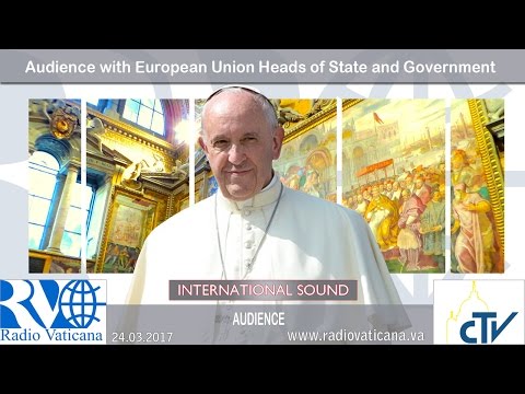 2017.03.24 Audience with European Union Heads of State and Government