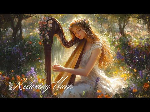 Healing Frequency Celtic Harp - Celestial Dreams Harp Meditation - Relax, Sleep Peacefully