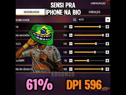 SENSI XITADA PARA ATUALIZAÇÃO! FF #sensi #sensibiliSENSIdadefreefire #freefire #dpi #melhordpi #40k